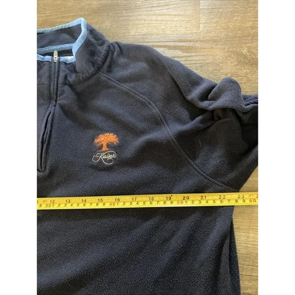 Peter Millar Mens 1/4 Zip Light Fleece Pullover PGA Golf Kiawah Size Medium - Picture 6 of 9